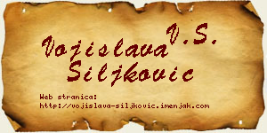 Vojislava Šiljković vizit kartica